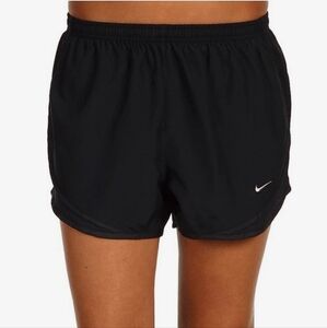 Nike Tempo 3" Dri-Fit Running Shorts Black Lined Pocket Elastic Waist Size M